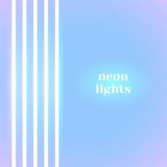 Bright neon lines background