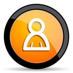 person orange icon