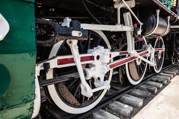 Vintage train wheels