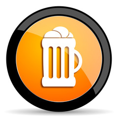 beer orange icon