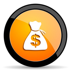 money orange icon