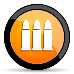 ammunition orange icon