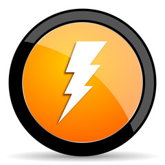 bolt orange icon