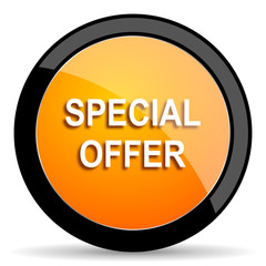 special offer orange icon