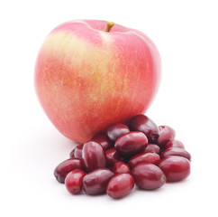 Pink apple and dogwood.