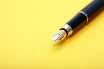 Pen On Yellow