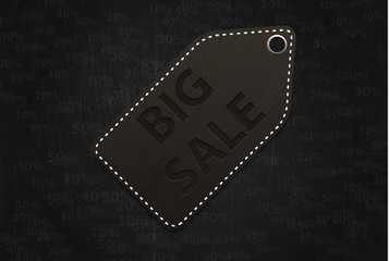 illustration sticker that says big sale
