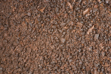 Wet coffee ground texture