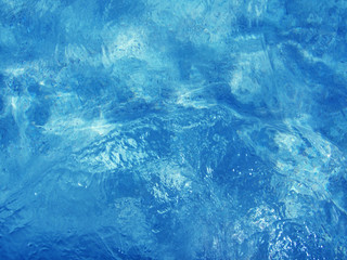 blue water