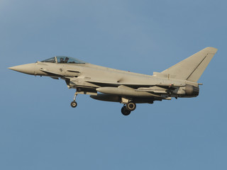 Fototapeta na wymiar Eurofighter Typhoon EF2000