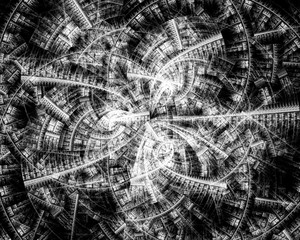 Fractal art background for creative design. Decoration for wallpaper desktop, poster, cover booklet. Abstract texture. Psychedelic. Print for clothes, t-shirt.