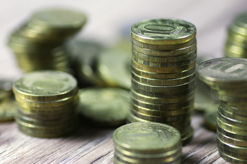 stack of coins