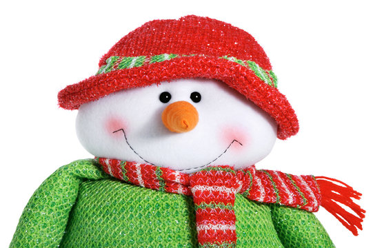 happy snowman incl. clipping path