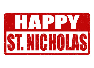 Happy Saint Nicholas stamp