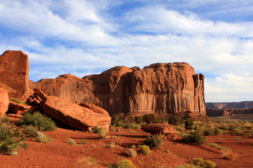 View of Monument Valley in Utah,  United States Of America