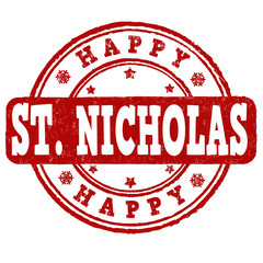 Happy Saint Nicholas stamp