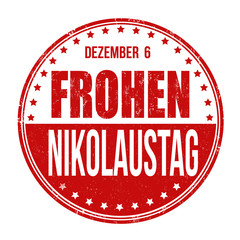 Happy Saint Nicholas stamp