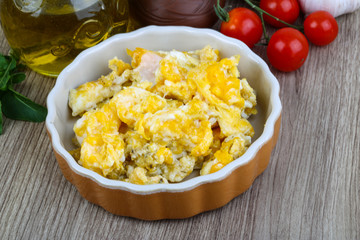 Scrambled eggs