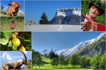 montages alpes françaises
