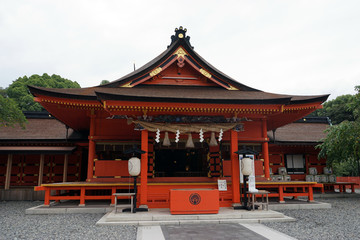 Fototapeta premium 富士山本宮浅間大社 拝殿