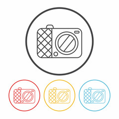 camera line icon