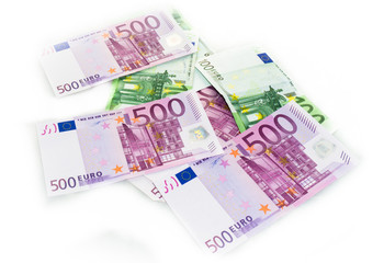 Obraz premium euro bills euro banknotes money. European Union Currency