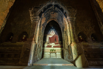 Bagan is ancient city with thousands of ancient temples in Myanmar.
