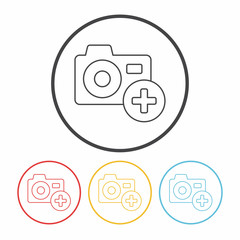 camera line icon