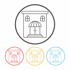 shop store line icon