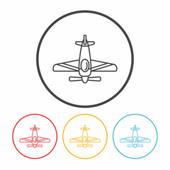 airplane line icon