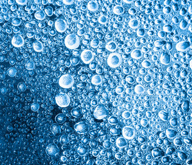 Drops of water close-up, Abstract background.