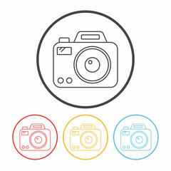 camera line icon