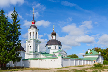 Bishops metochion Michael Archangel Church, village of Lazarevo, Russia