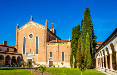 Fototapeta na wymiar San Bernardino church in Verona - Italy