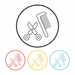 comb line icon