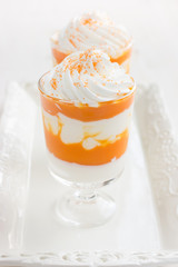 pumpkin and cream cheese dessert