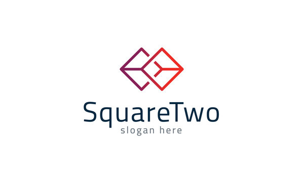 Double Suare Box Logo