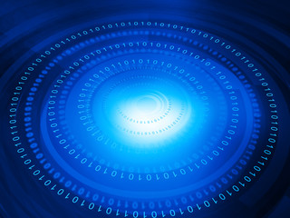 Hi-tech technological background.