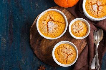 Sweet pumpkin  souffle