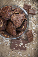 Chocolate Oatmeal Cookies for Christmas
