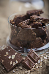 Chocolate Oatmeal Cookies for Christmas
