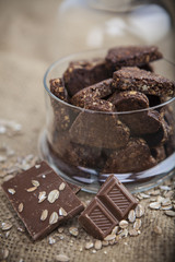Chocolate Oatmeal Cookies for Christmas
