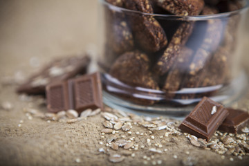Chocolate Oatmeal Cookies for Christmas
