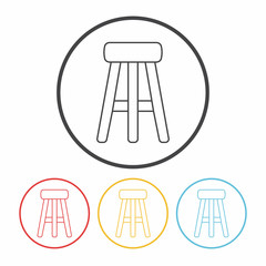 chair line icon
