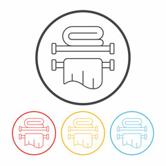towel line icon