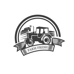 Fresh from the farm product grunge rubber stamp, vector illustration