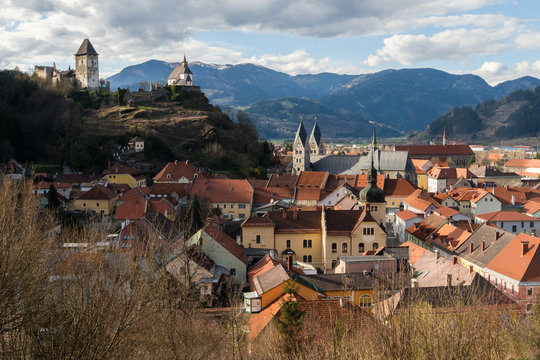 View over Friesach Oldtown