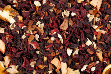 Aromatherapy potpourri mix of dried aromatic flowers.