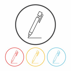 pen pencil line icon