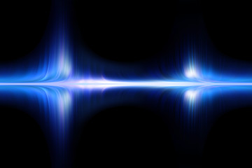 Luce astratta blu © oraziopuccio